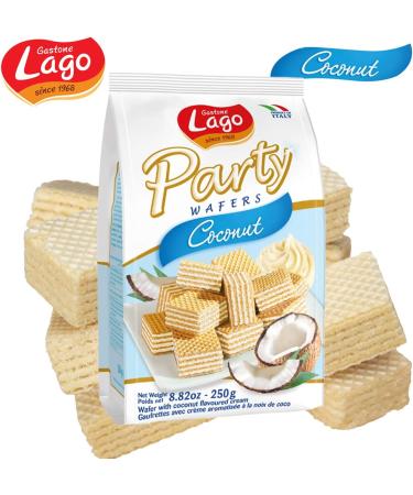 Lago Party Wafers Pick N Mix - Create Custom Wafers Combo with 8+ Flavours | Cacao Cappuccino Coconut Hazelnut Lemon Orange Strawberry | 2 Pack - Perfect Wafers Gift Set for Wafer Lovers Pack of 2 - Buy Online on GoSupps.com