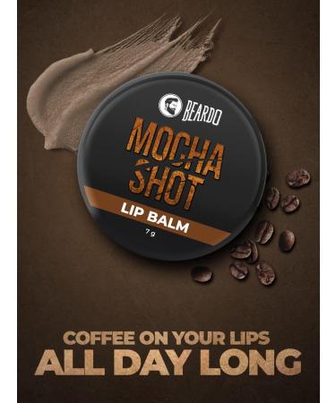 Mocha Shot Lip Balm | 7g Non-Tinted Lip Care for Men | Soft Kissable Lips | Hydrating for Dry & Chapped Lips - Buy Online on GoSupps.com