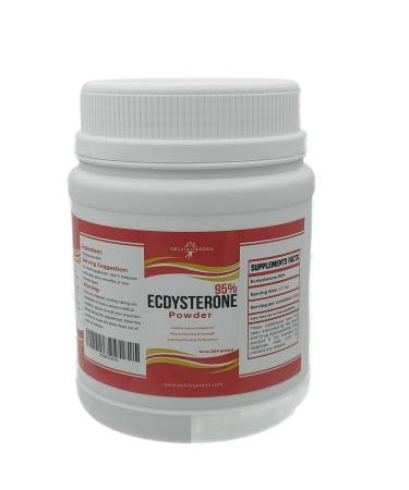 Delvix Garden Ecdysterone Powder 95% 10 oz: Beta Ecdysterone Supplement for Muscle Strength Body Mass and Athletic Performance Ecdysterone Supplement for Men and Women 10 Ounce (284g)
