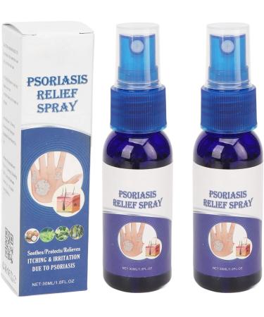 Psoriasis Relief Spray Set - 2pcs 30ml Treatment for Itching, Skin, Hand, Foot - Buy Online on GoSupps.com