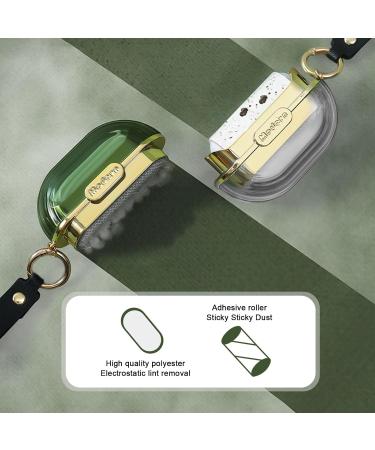 Trumoon Mini Pet Hair Remover | Reusable Lint Roller for Laundry Clothes & Furniture | Travel Essential for Pet Owners | Green & White - Buy Online on GoSupps.com