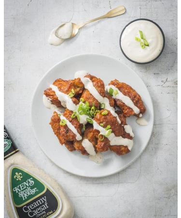 Ken's Steakhouse Creamy Caesar Dressing 16 Fl. Oz. - Pack of 3 Bottles - Buy Online on GoSupps.com