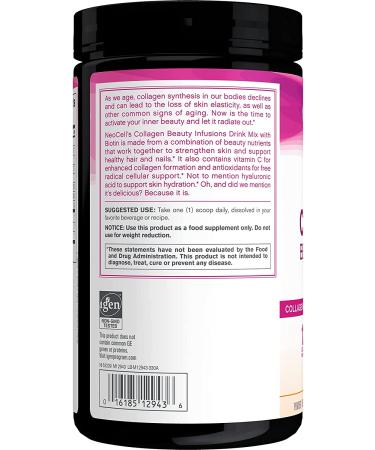 NeoCell Beauty Infusion Drink Mix - Tangerine Flavor - 11.64 oz | Boost Radiance & Hydration - Buy Online on GoSupps.com