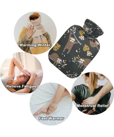 Naanle Sloth Heat Bottle | 1L Transparent Hot Water Bottle for Heat & Cold Therapy | Pain Relief for Bed Hands & Feet - Buy Online on GoSupps.com