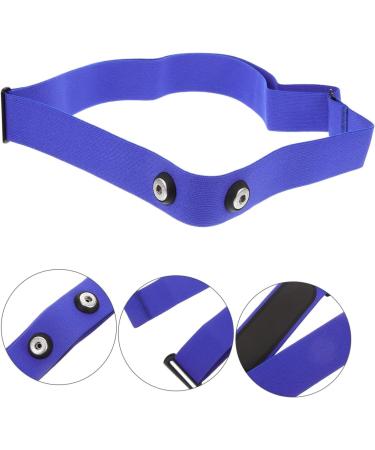 Besportble Heart Rate Monitor Belt - Sports Chest Strap for Accurate Heart Rate Tracking | Multi-Purpose Nylon Band - 17x3cm - Blue - Buy Online on GoSupps.com