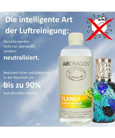 Airdragon Fragrance Set - Neutral + Ylang | 2x1L for Catalytic Lamps | Premium Natural Room Fragrance - No Artificial Scents - Buy Online on GoSupps.com