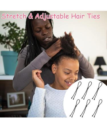 CANIPHA 6PCS Afro Puff Hair Tie Set - Adjustable Big Hair Puff Cuff for Natural Curly Hair | Women's Thick Braided Hairband - Buy Online on GoSupps.com