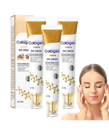 GeRRiT Anti-Wrinkle Collagen Eye Cream Firming Moisturizing Eye Cream Anti-Aging Eye Cream Smooth Wrinkles Eye Cream Under Eye Cream for Dark Circles and Bags