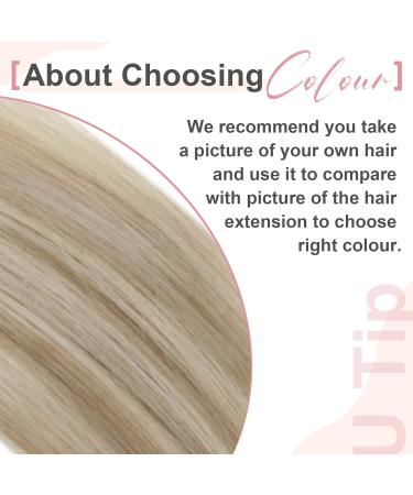 Easyouth Real Hair Extensions - Pre-Bonded U Tips 14 Inch Blond Mix #18P613 50g (50 Pieces) - Premium Quality International Shipping - Buy Online on GoSupps.com