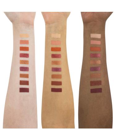 RealHer Eyeshadow Palette IV- Embrace Yourself - Sunset Vibes, 9 Shades: Soft Peach, Burnt Orange, Deep Red - Buy Online on GoSupps.com