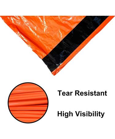 LYUTON 8 in 1 Emergency Sleeping Bivvy Sack - Thermal Survival Bag with Whistle - Lightweight & Portable - 1-Person Size - 4 Pack - Buy Online on GoSupps.com