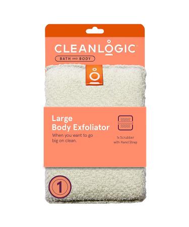 Clean Logic X-Large Exfoliating Body Scrubber Colors May Vary 1 ea (Pack of 3)