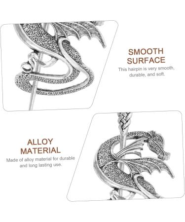 DOITOOL Vintage Viking Hairpins Viking Hair Stick Celtics Knot Hair Slider Pin Silver Hair Clip Metal Hair Clips Hair Slide Hairpins Metal Bun Cage Ireland Women's Alloy Girl - Buy Online on GoSupps.com