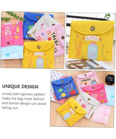 Gleavi 9-Piece Storage Bag Set for Women | Cosmetic Zipper Bags Wallets & Coin Pouches | Durable Canvas for Bandages & Tampons - Shop Internationally - Buy Online on GoSupps.com