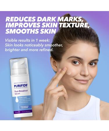 Purifide by Acnecide Post-Breakout Niacinamide Serum with Bakuchiol for Acne Prone Skin & Blemish Control 30ml - Buy Online on GoSupps.com