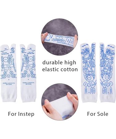 Reflexology Socks for Foot Pain Relief | Acupressure Foot Massage Socks (2 Pairs for Women) - Buy Online on GoSupps.com