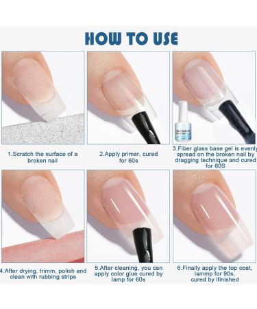 Fiber Repair Gel - Gel for broken damaged or thin hair strengthening and lengthening natural hair easy application professional results | Perfect for - Buy Online on GoSupps.com