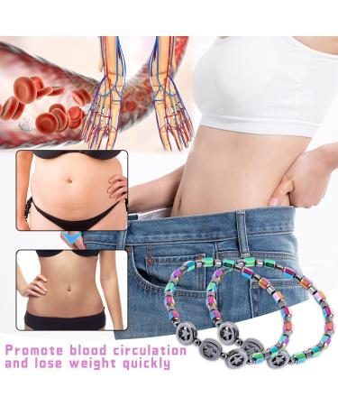 6pcs Magnetic Slim Hematite Anklet for Women - Pain Relief & Metabolism Boost for Weight Loss - Buy Online on GoSupps.com