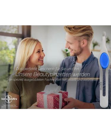 Slanted Tweezers with Soft Handle | Premium Stainless Steel | International Shipping Available - Buy Online on GoSupps.com