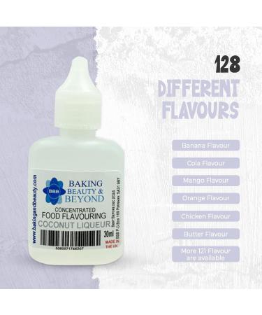 Baking Beauty and Beyond Concentrated Food Flavouring Oil - Food Grade Flavours Oil for Candy Making Baking Lip Balm Gloss -Coconut Liqueur (10ml) - Buy Online on GoSupps.com