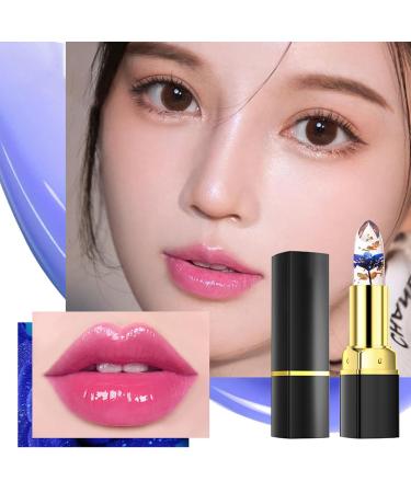 Buy 3pcs Color Changing Lipstick - Moisturizing Long Lasting PH Reactive - Blue Red & Gold Flower - Buy Online on GoSupps.com