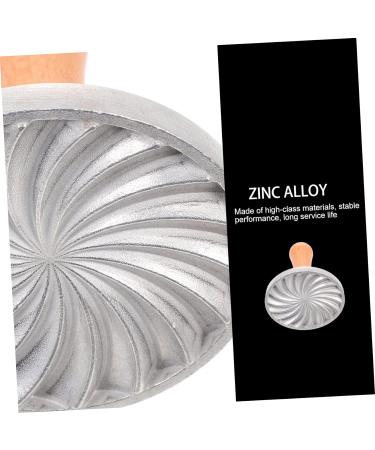 Ciieeo 3pcs Biscuit Mold Round Crackers Chocolate Sugar Cookie Fondant Making Molds Cookie Embosser DIY Cookie Stamp Embossing Cookie for Baking Mooncake Tool Hamburger Zinc Alloy Butter - Buy Online on GoSupps.com