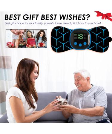 Wireless Cervical Massage Device - 8 Modes 19 Intensities Portable Mini-USB Electro Massager for Neck Shoulder Waist & Leg - Buy Online on GoSupps.com