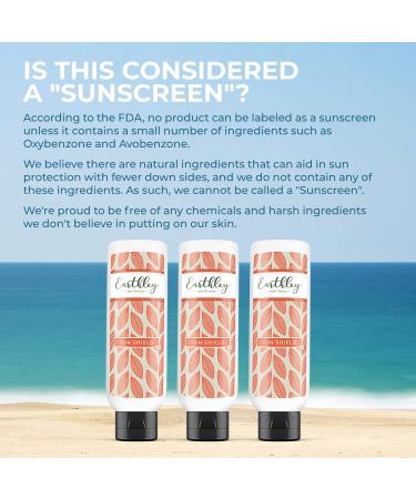 Earthley Wellness All Natural Sun Shield - Protective Lotion Against Cellular Damage - Soothes and Nourishes Skin - Blocks Free Radicals - 6oz - Buy Online on GoSupps.com