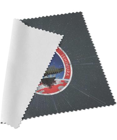 Urban Backwoods Vintage Planet Cracker Starship Ishimura Logo Microfiber Cloth Premium Glasses Cleaning Cloth for Crystal Clear Vision - Buy Online on GoSupps.com