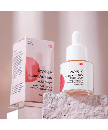 Azelaic Acid Serum 10% - Redness Relief & Skin Balance | Hyaluronic Acid Facial Serum - 0.5oz for All Skin Types - Buy Online on GoSupps.com