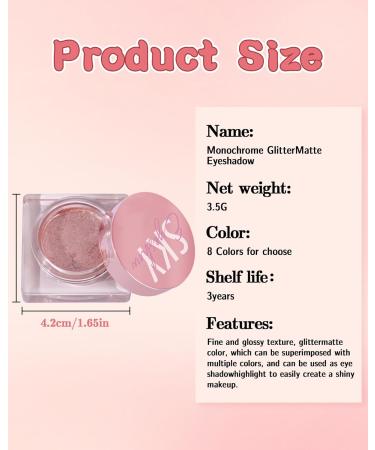  LYSdefeu Glitter Eyeshadow Palette Creamy Orange Eyeshadow and Gel Highlighter Highly Pigmented Long-Lasting and Waterproof Gel Eye Makeup Fine Texture Vegan Eye Makeup-08 - Buy Online on GoSupps.com