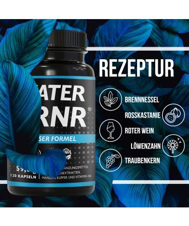 Water Brnr 5-in-1 Water Balance & Metabolism Formula - Vitamin B6 Nettle Extract Copper Horse Chestnut - 120 Capsules | Natural Diuretic for Healthy Weight Management - Buy Online on GoSupps.com