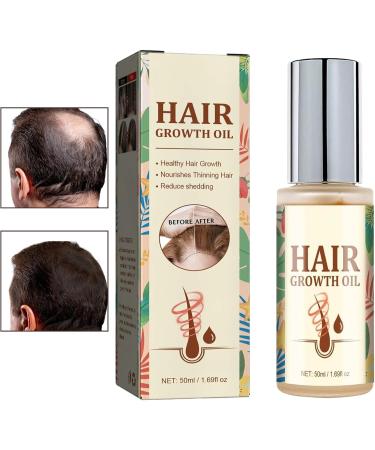  Qkbuza Natural Hair Growth Oil | 50ml Strengthening and Thickening Natural Hair Oil | Beauty Treatment for Scalp Texturizing Routine Daily Use Blow Drying and Styling - Buy Online on GoSupps.com