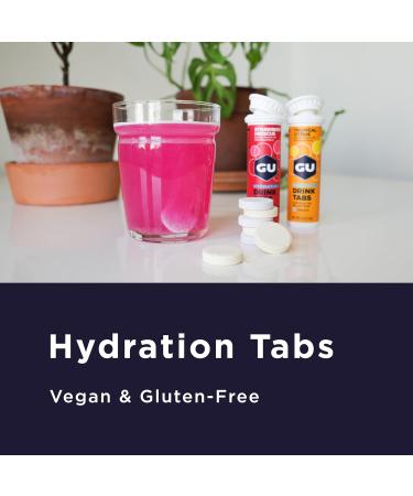 GU Energy Hydration Electrolyte Drink Tablets Enhanced Endurance Sports Drink for Running Cycling Triathlon 96 Servings Tropical Citrus - Buy Online on GoSupps.com