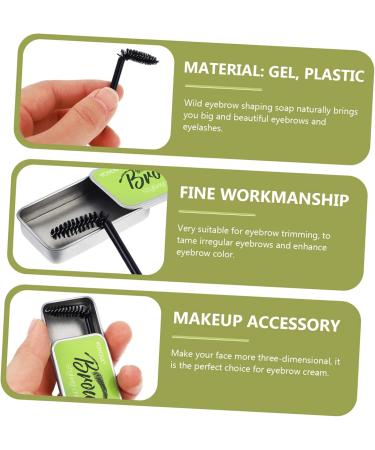 WOONEKY 3 Sets Natural Mascara Brow Cream Waterproof Brow Soap Brow Shaping Soap Woman Brow Soap Gel Texture - Buy Online on GoSupps.com