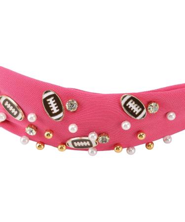 Top Knot Headband Valentine's Day Headband Exquisite Appearance and Durable for Theme Party (Rose Red) - Buy Online on GoSupps.com