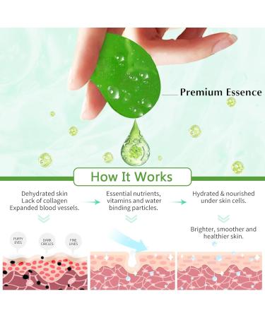 Patch Anti Cernes Patch Aloe Vera Yeux Traitement des Poches et des Cernes Regard plus Jeune R duction des Rides et Ridules Peau plus Ferme et un Contour des Yeux Visiblement Am lior 60 Pi ces - Buy Online on GoSupps.com