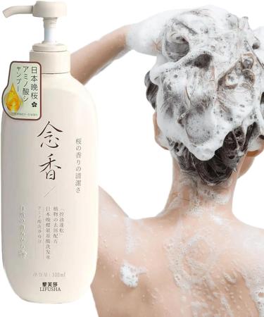 Oil Hair Shampoo Shampoo for itchy scalp Refreshing shampoo Deep nourishment retains more moisture cherry blossom ingredients for dry and neutral hair Skuda - Buy Online on GoSupps.com