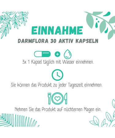 Darmflora 30 ACTIVE - 90 Vegan Capsules with 30 Bacterial Strains & Organic Inulin - High Dose Enteric-Coated Probiotics for Optimal Gut Health - Buy Online on GoSupps.com