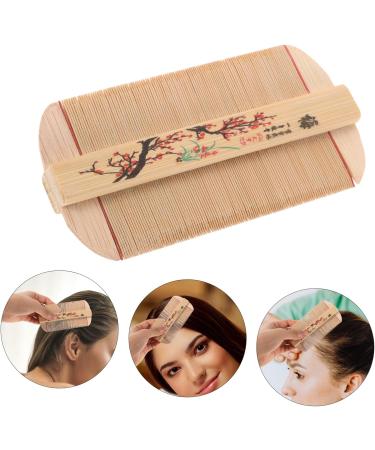 Peigne Doubles Dents Fines En Bambou Peigne Antipelliculaire Ultra-dense Soin Naturel Du Cuir Chevelu Outil Traditionnel Pour D m ler Et liminer Poux Et Pellicules Usage Familial - Buy Online on GoSupps.com