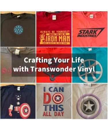 TransWonder 3D Puff Vinyl Bundle - Assorted Colors HTV for Heat Press, Cricut, Mother's Day Gift - 8 Sheets - Buy Online on GoSupps.com