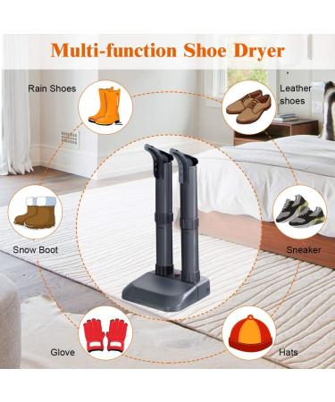COSTWAY Electric Boot Dryer & Warmer | Fast Drying, Overheat Protection | For Work Boots, Shoes, Gloves, Socks | Easy Assembly | 2-Shoe Capacity - Buy Online on GoSupps.com