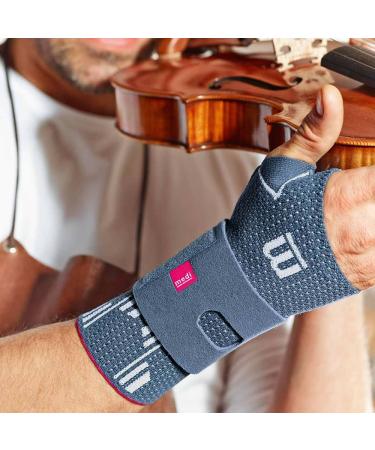 Medi Manumed Active Knit Wrist Support Left (Silver) X-Small