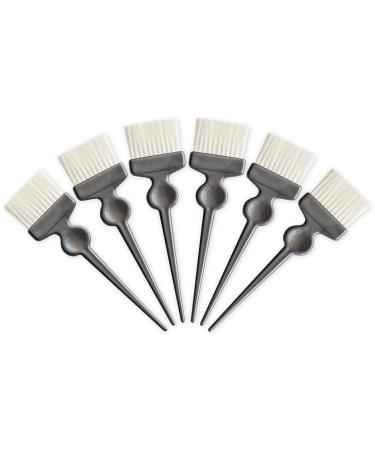 Termix Soft White Fiber Color Tinting Brush Gray Large Set of 6