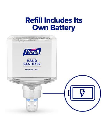 PURELL ES8 Touch-Free Hand Sanitizer Dispenser - White (1200 mL) | Pack of 1 Refill Included - Buy Online on GoSupps.com