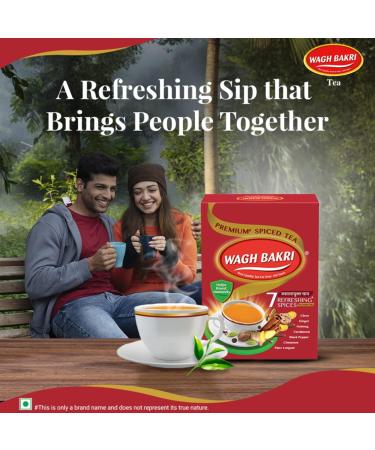 Wagh Bakri Spiced Tea - Masala Chai - 250 g - Lose - Buy Online on GoSupps.com
