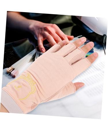 FRCOLOR 1 Pair sun protection nail anti-uv gloves Fingerless golf glove gloves anti-UV gloves for gel nail lamp nail lamp UV protection gloves for gel nail lamp golf - Buy Online on GoSupps.com