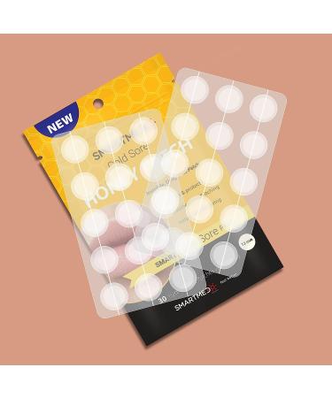 SMARTMED Cold Sore Patch Honey - 30 ct 12mm | Fever Blister Treatment, Invisible Bandages | Soothes, Protects, Conceals Cold Sores - Buy Online on GoSupps.com