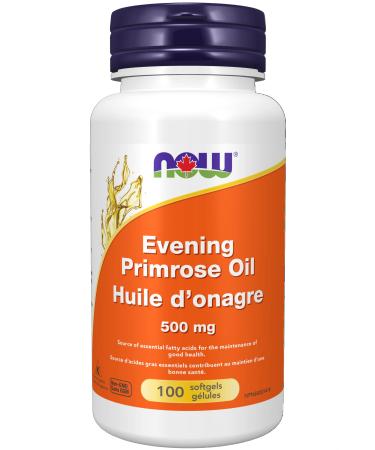 NOW Supplements Evening Primrose Oil 500mg Softgels 100 Count
