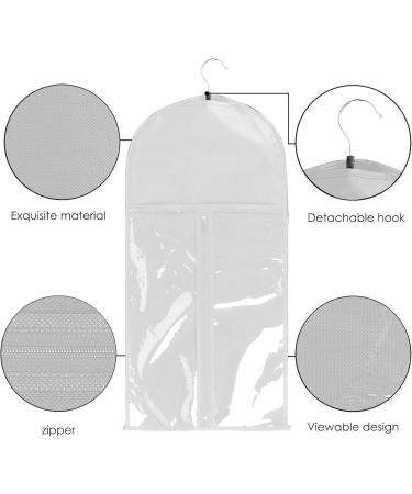 Hair Extension Bag - Home Wig Hair Extension Storage Bag with Hanger Lightweight Bag Breathable Real Hair Wig Container for Living Room Hairdressing Salon White - Buy Online on GoSupps.com